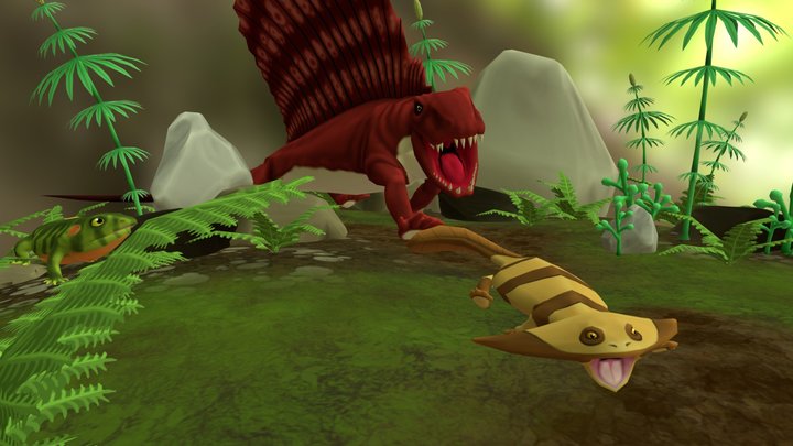 Evergreen - Predator Scene 3D Model