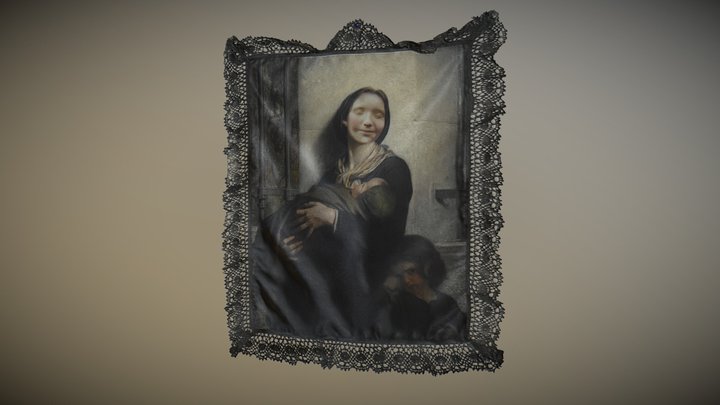 Tapestry for "One From Us Has Gone" 3D Model