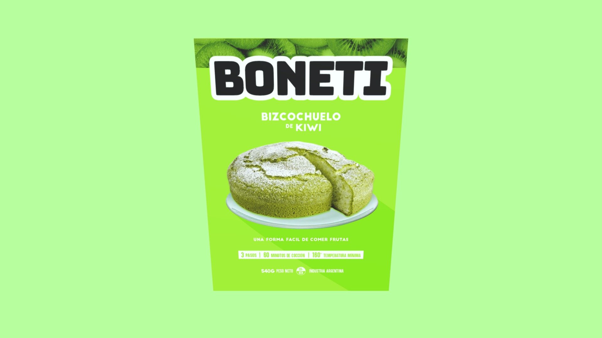 Bizcochuelo Pack Kiwi