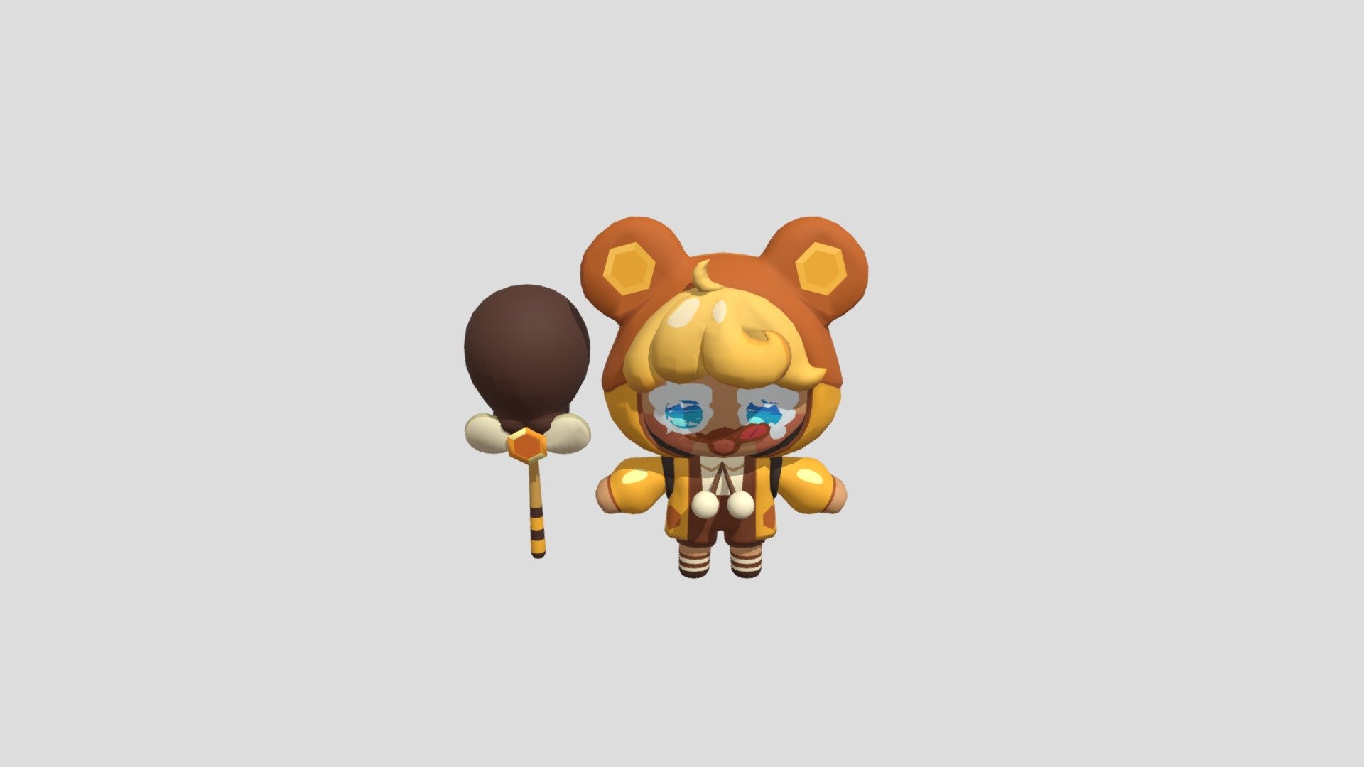 Honeybear Cookie - Download Free 3D model by Zeeperzy [4c86f74] - Sketchfab