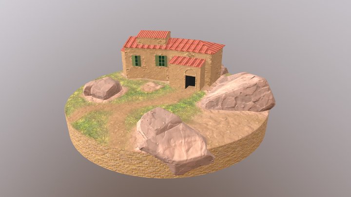 Italian House 3D Model