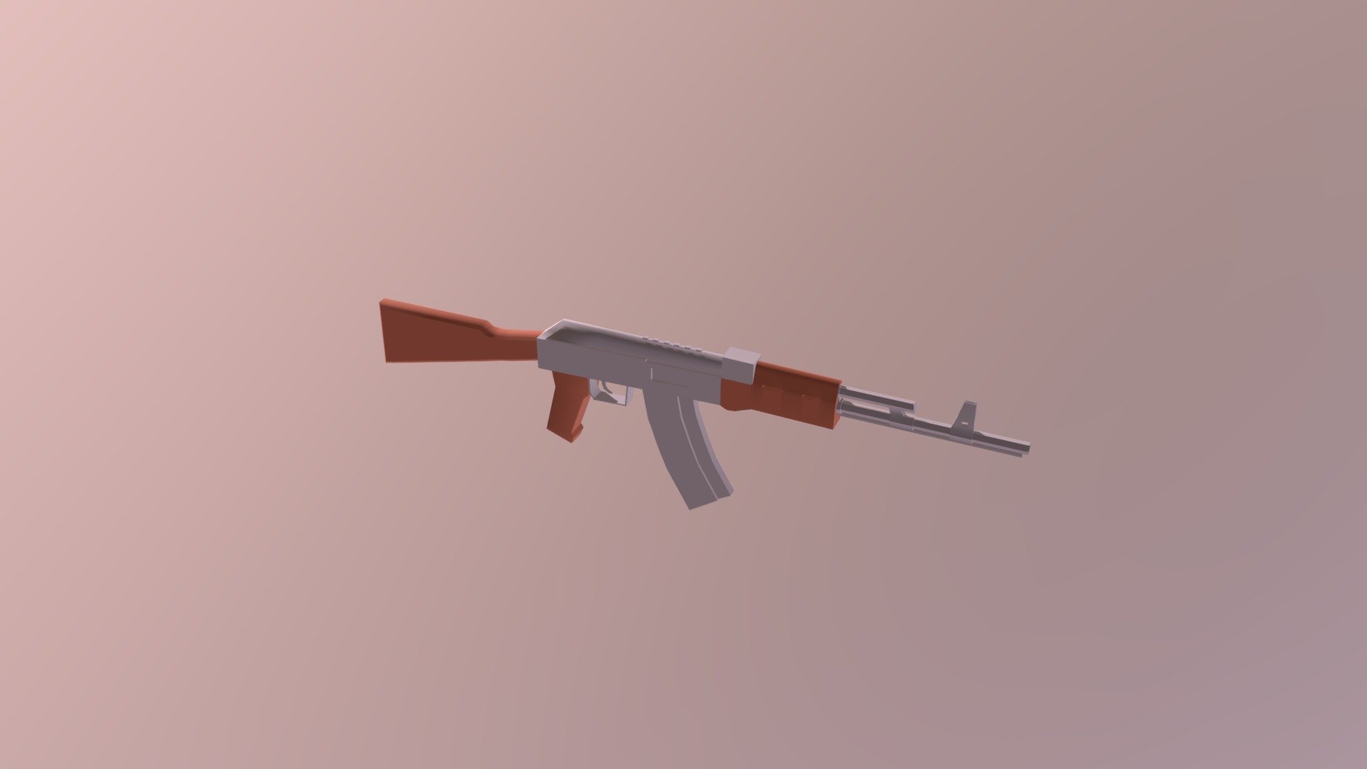 AK-74- LOWPOLY