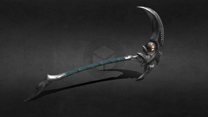 Rhaast - The Darkine scythe 3D Model