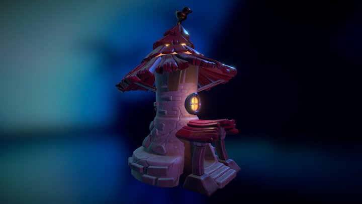 Shantae's House 3D Model