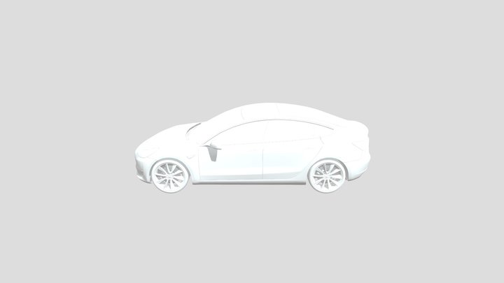 Tesla Model 3 3D Model