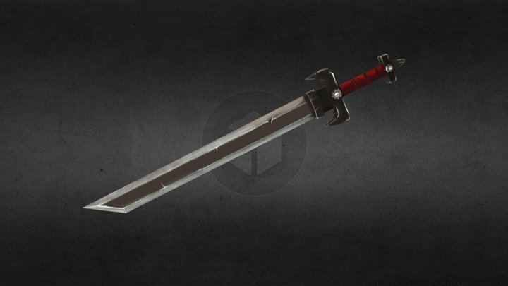 Iron sword 3D Model