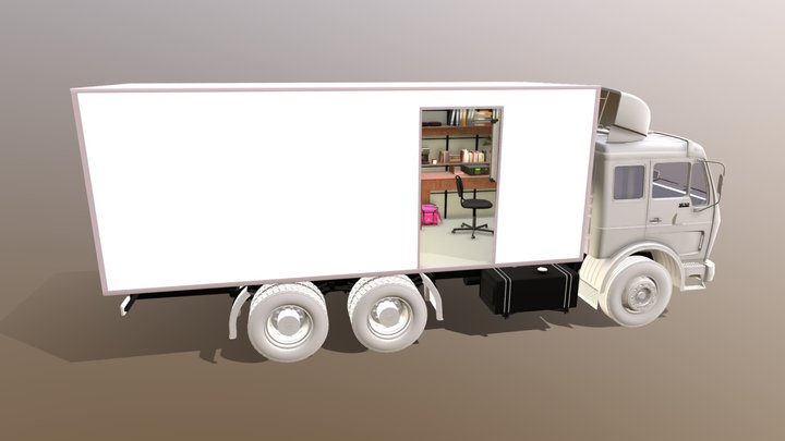 Mercedes-Benz NG1632 Phasmophobia tribute (WIP) 3D Model