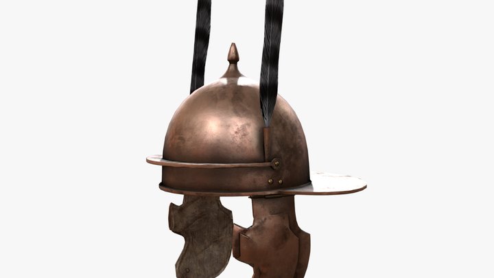 Roman legionary helmet - Hagenau 3D Model