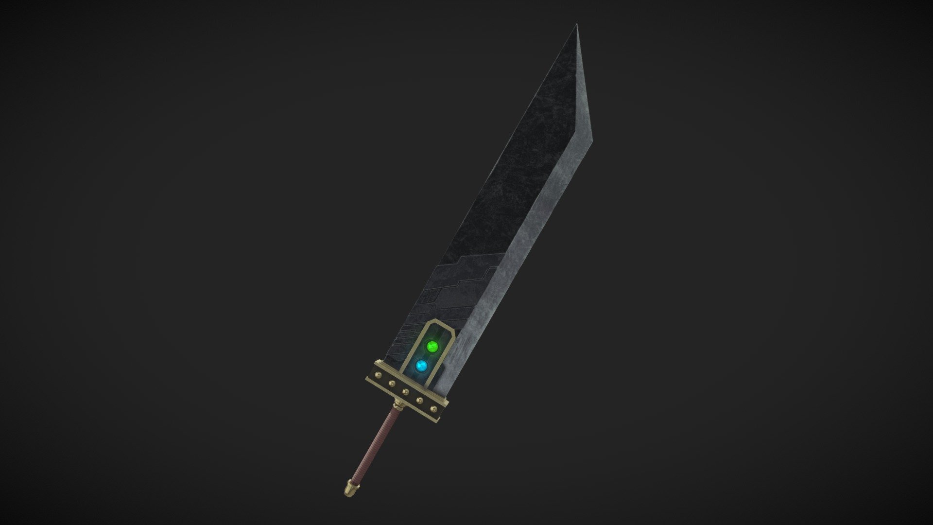 Final Fantasy VII Buster Sword - Download Free 3D model by filip.ollila ...