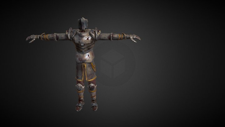 Dead walk zombie knight 3D Model
