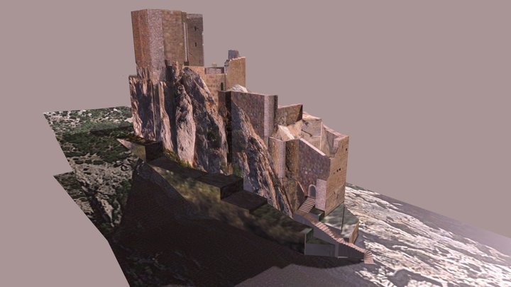 QUERIBUS,CHATEAU CATHARE 3D Model