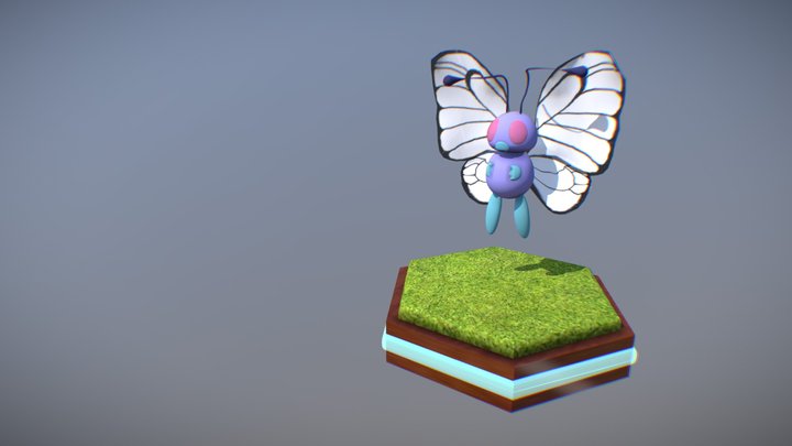 Butterfree - Pokémon 3D Model