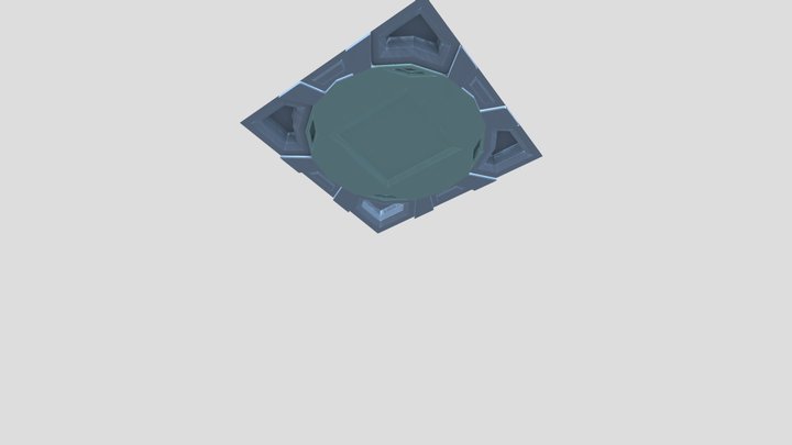 Sci-fi Ceiling 3D Model