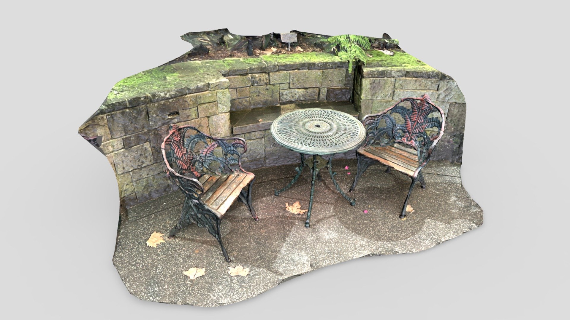 Sydney Botanical Garden FERNERY CHAIRS & TABLE