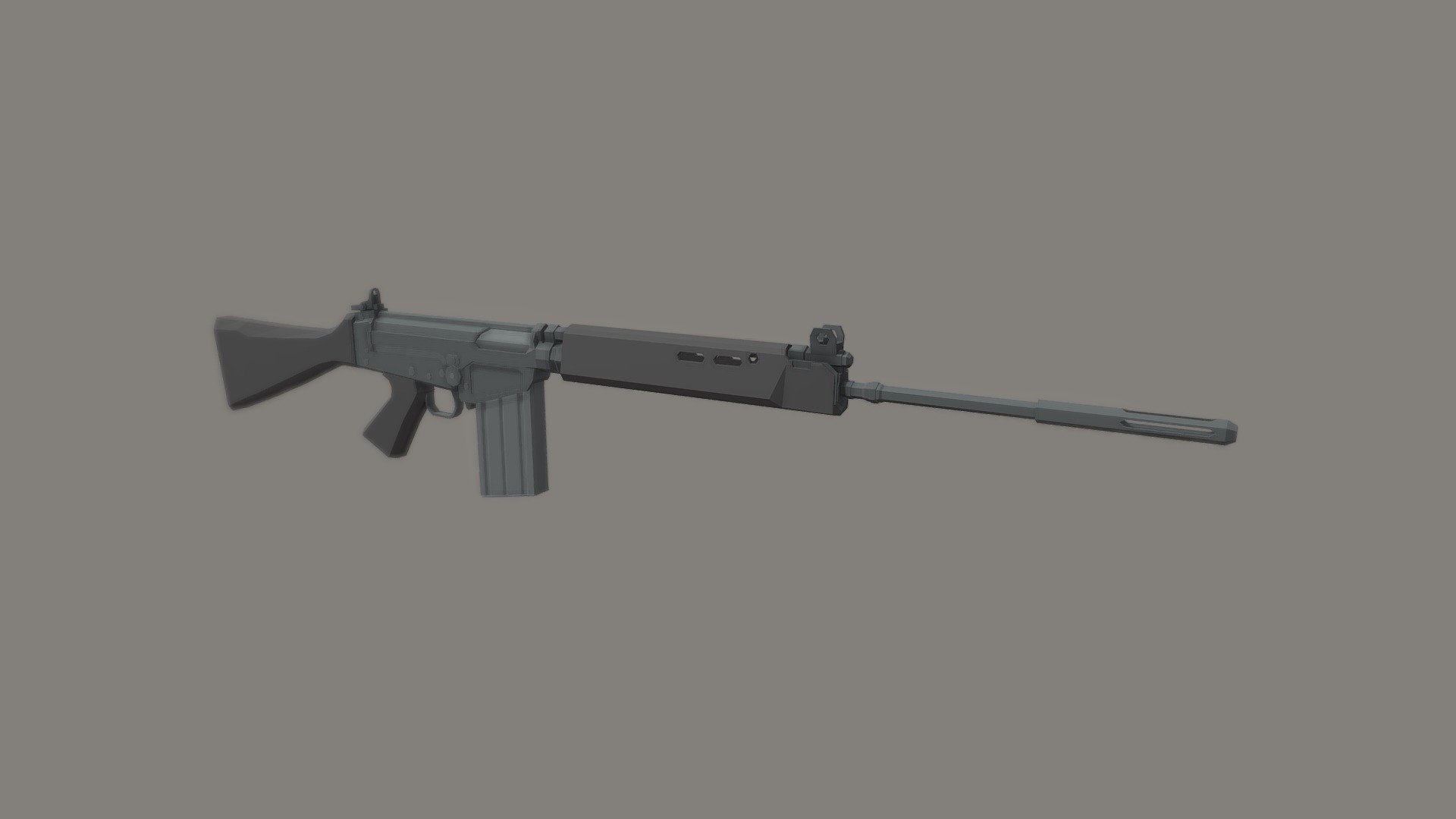 L1A1 SLR - 3D model by Merukitty [4c91fd3] - Sketchfab