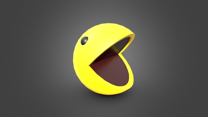 Pac-Man 3D Model