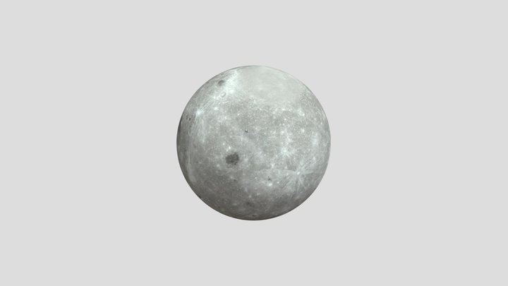 The  moon 3D Model