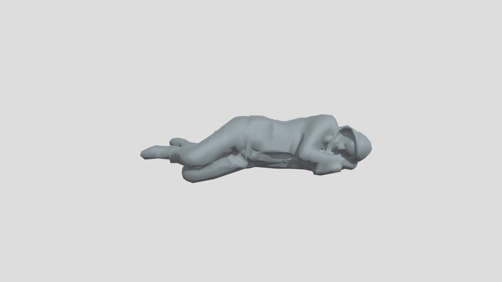 Lowpoly Hobo Sleeping