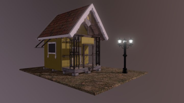Dovecote/Kyyhkyslakka 3D Model