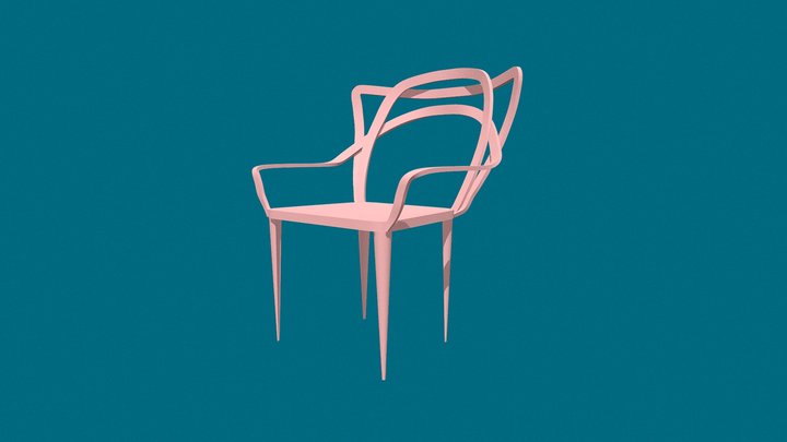 Bendy Chair_VendingMac 3D Model