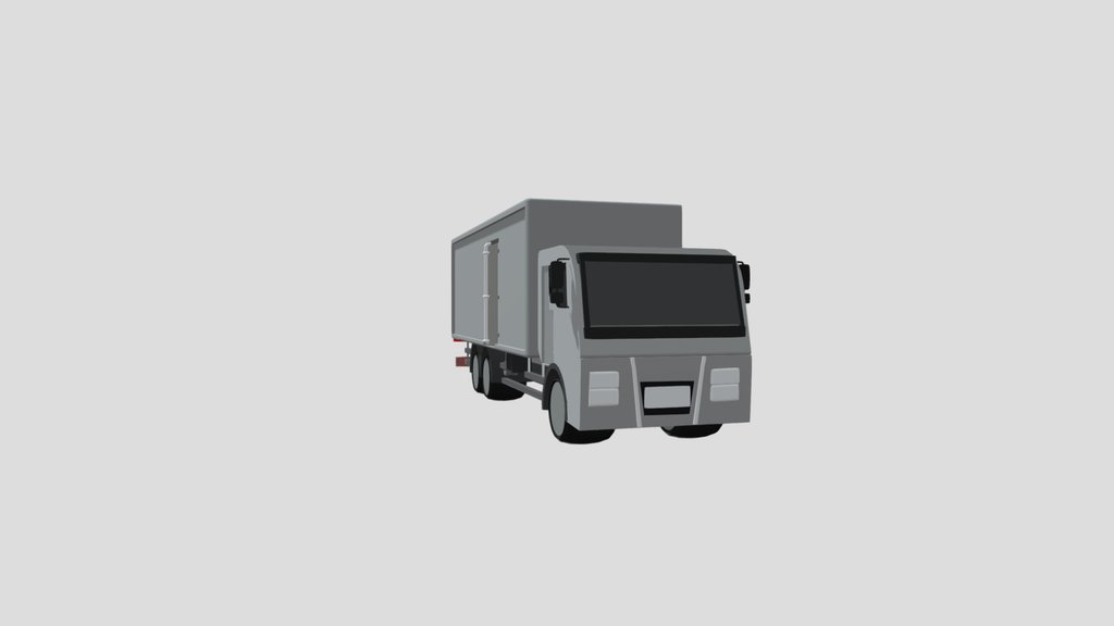 Truck – Low Poly 3D Model
