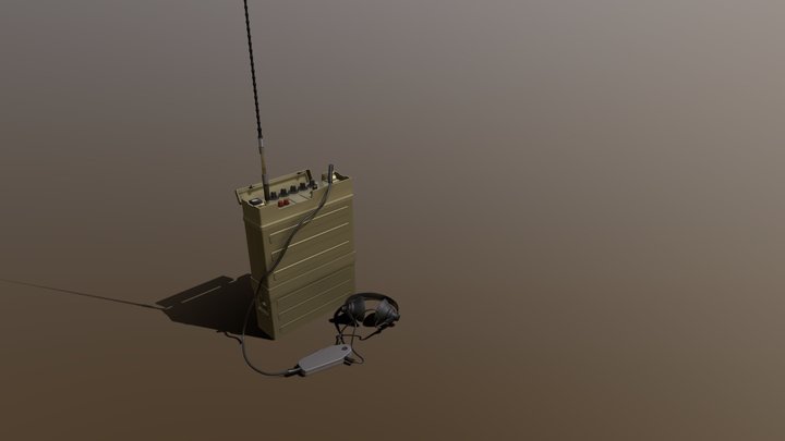 R_159_Russian military radio station 3D Model
