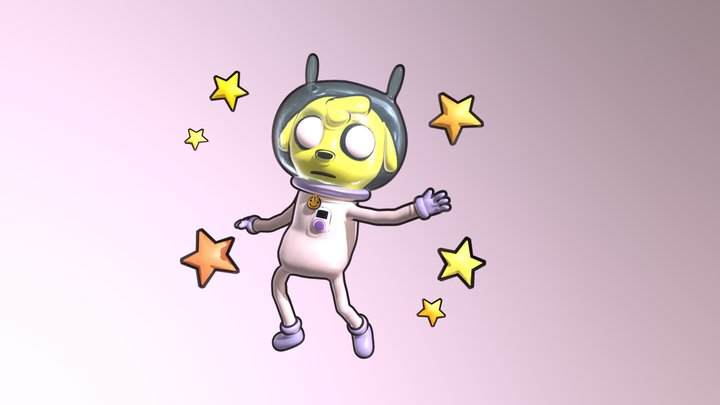 Nebula - Adventure Time Inspired OC 3D Model