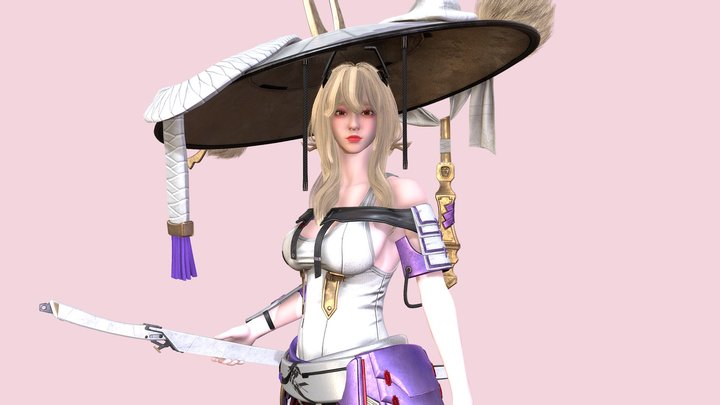 SB x Nikke Scarlet 3D Model