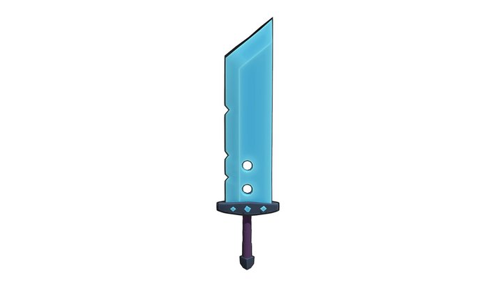 Ice Sword 3D Model
