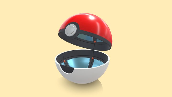 Pokéball 3D Model