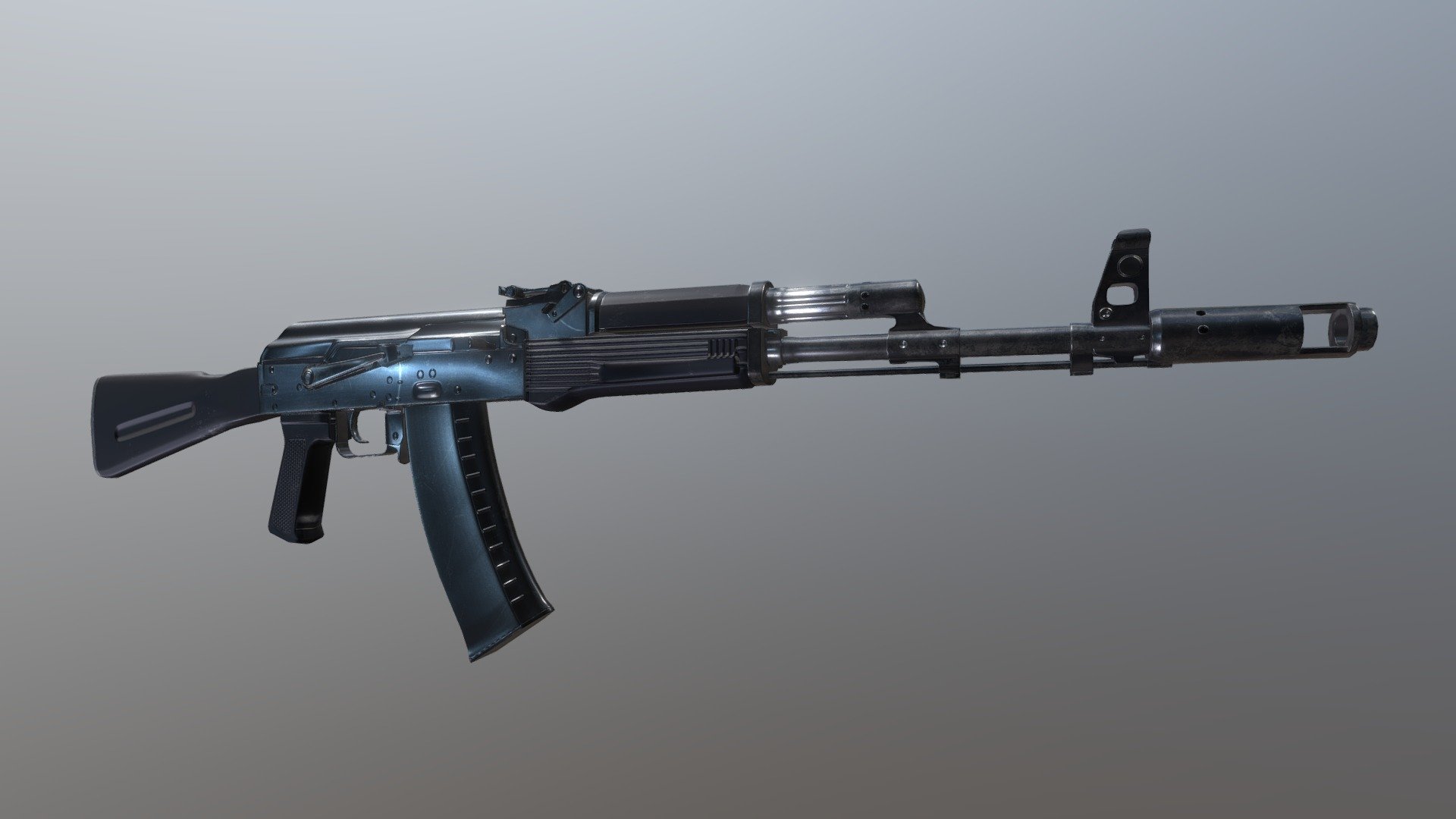 Ak74m - 3D model by Sightt [4c99837] - Sketchfab