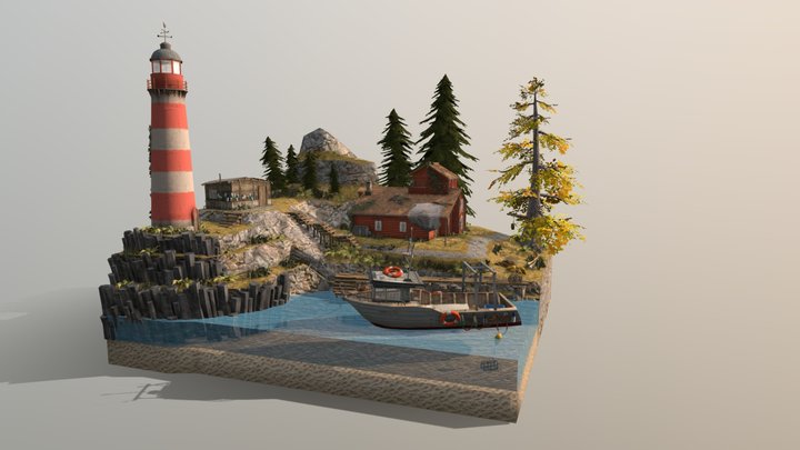 By the North Sea [DAE Final Assignment] 3D Model