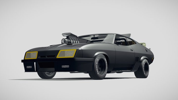 Mad Max Interceptor movie car 3D Model