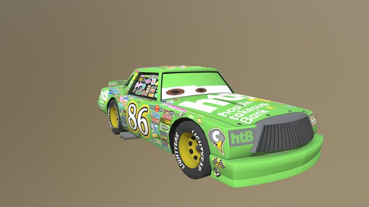 Cars 2 wii Game Chick Hicks 3D Model