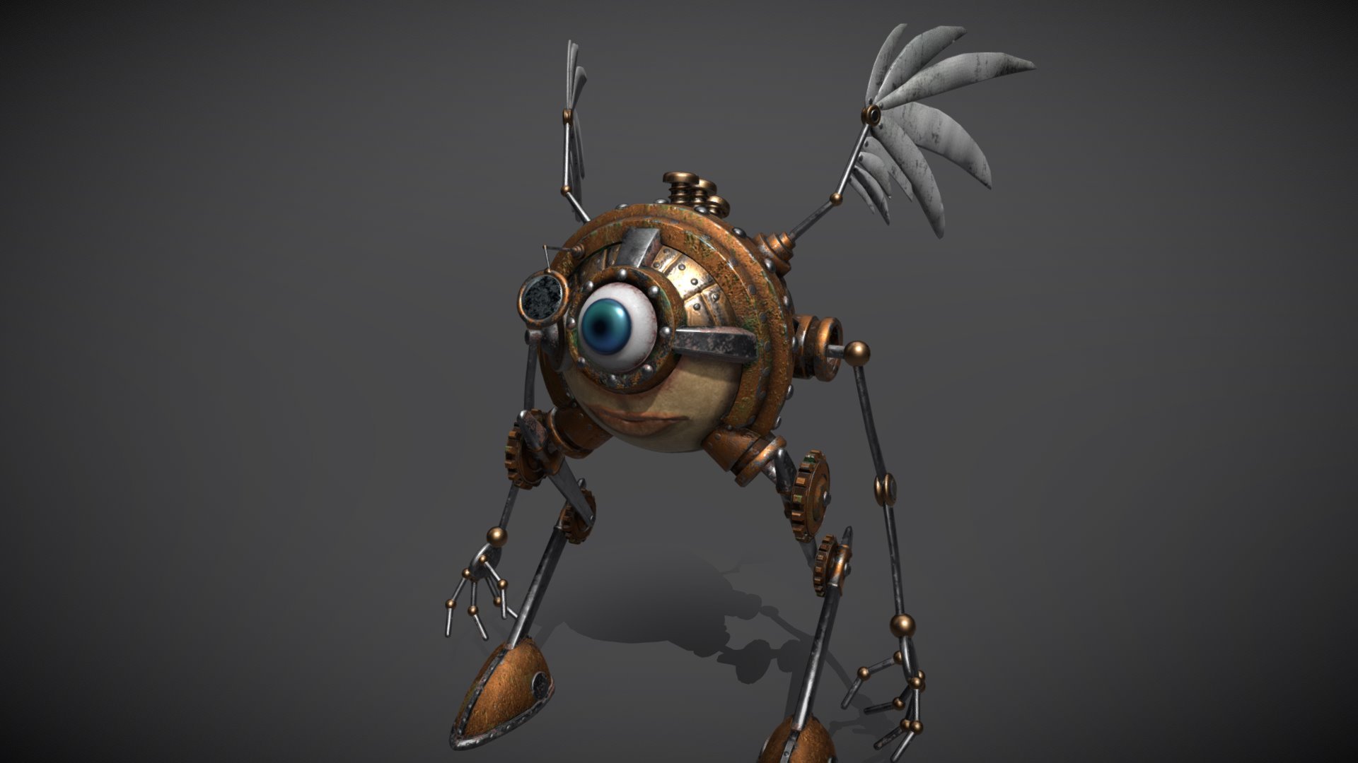 D&D Modron fanart - 3D model by Antharias (@Antharias) 4c9bf9a.
