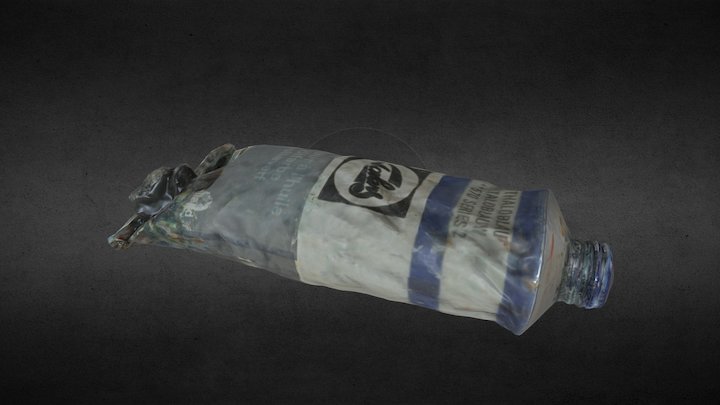 Phthalo Blue Paint Tube 3D Model
