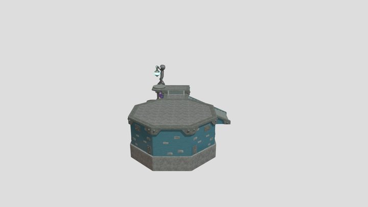 Pvz Gw2 Wall Left  Replica 3D Model
