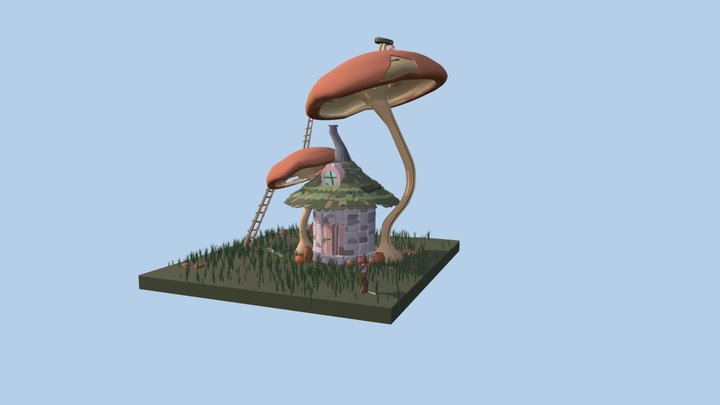 Old House 3D Model