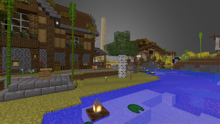 Minecraft AHDMegaWorld 3D Model
