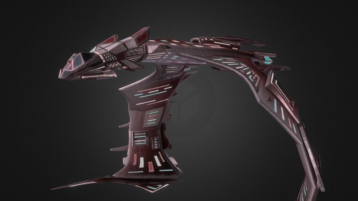 Spaceship 3D Model