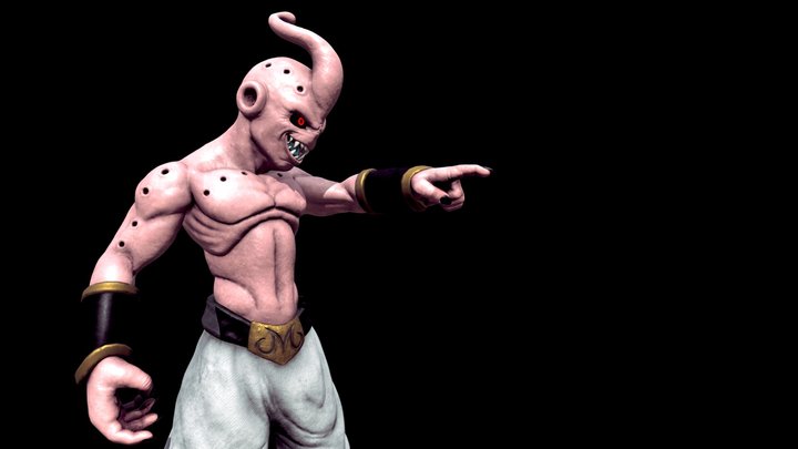 Kid Buu 3D Model