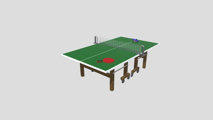 Table tennis 3D Model