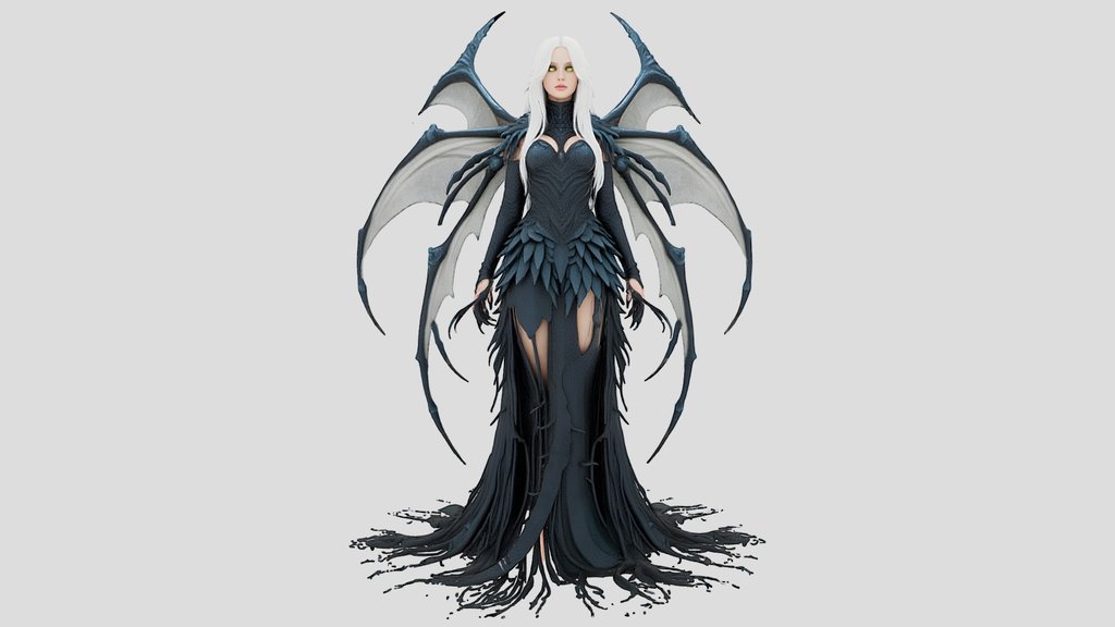 Dark Winged Succubus Queen