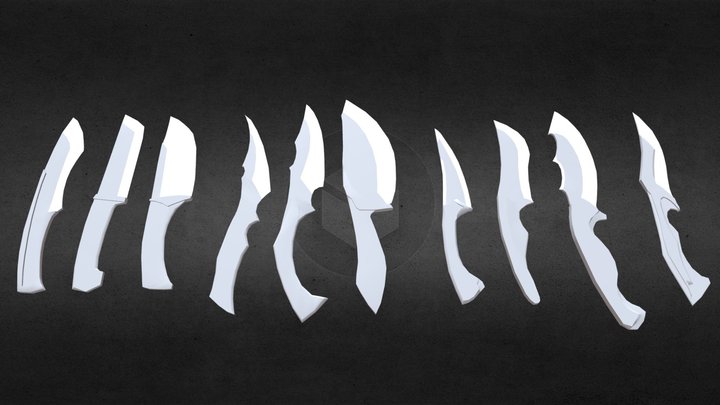 Knives 3D Model
