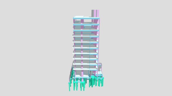 073001 EDIFICIO AZEVEDO 3D Model