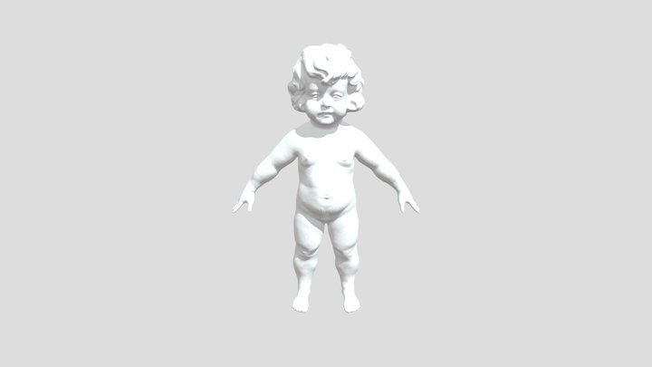 Cherubic Sculpture 3D Model
