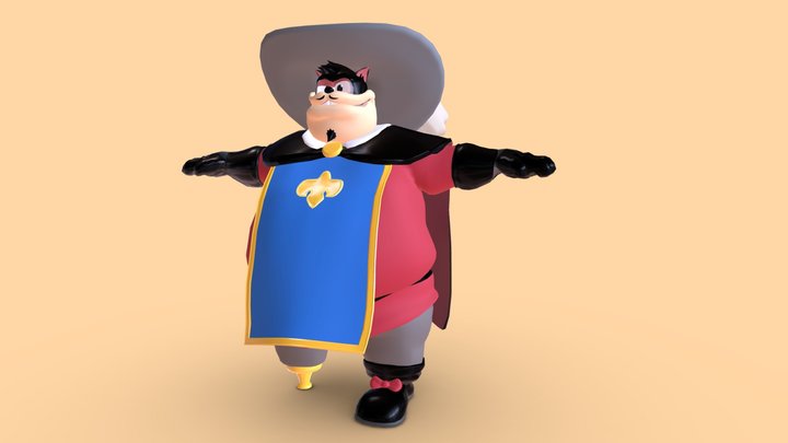 King Pete (The Three Musketeers) 3D Model