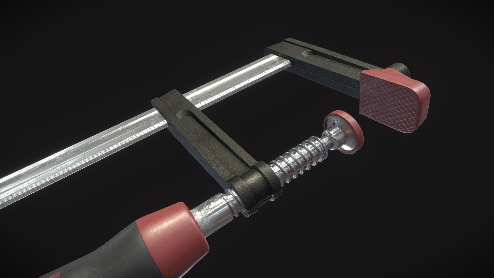 Wood Clamp 3D model by Nerud De Zutter (nerud.d.z) [4ca0a91] Sketchfab