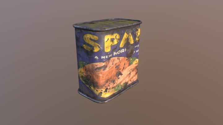 Spam tin can – Free 3D Model STL
