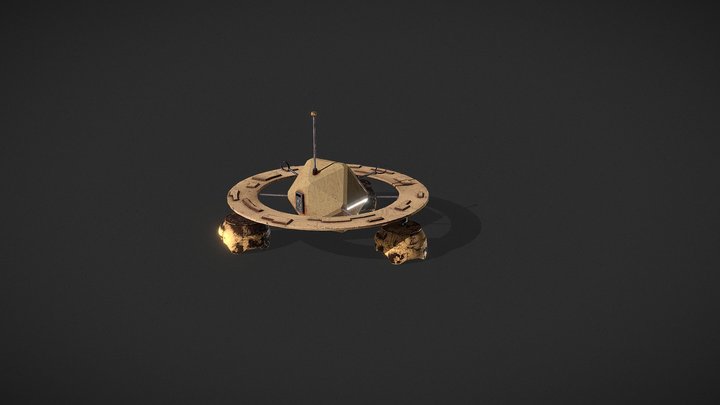 Dystopian bomb robot 3D Model